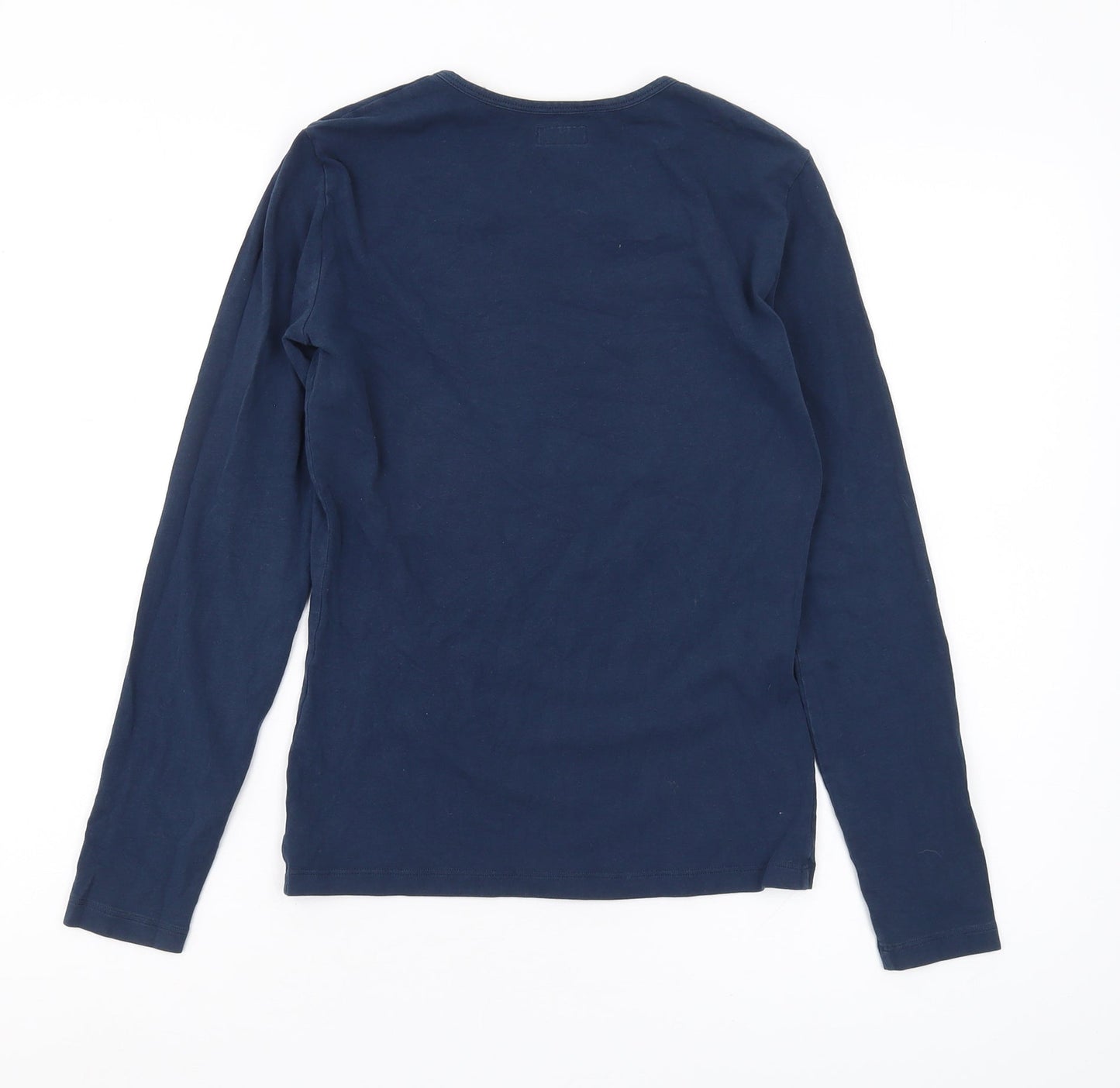 Emporio Armani Blue Unisex Kids Long Sleeve T-Shirt - S