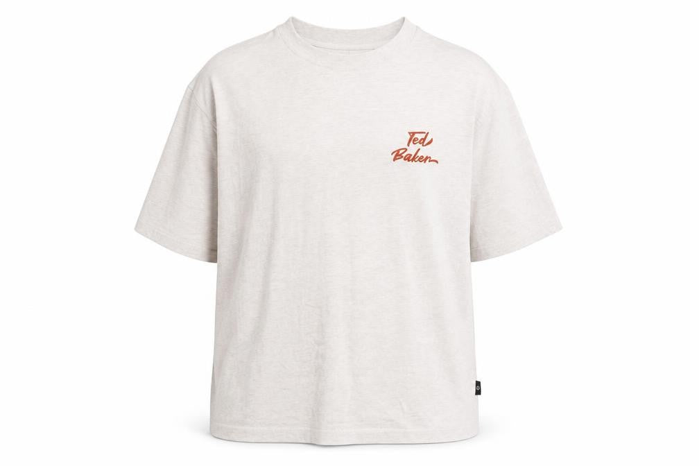 Mens UK Size L Ted Baker Beige  T-Shirt