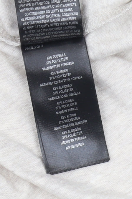 Ted Baker Men's Beige T-Shirt Large Crew Neck