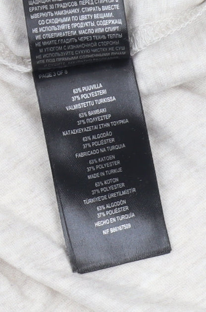 Ted Baker Men's Beige T-Shirt Large Crew Neck