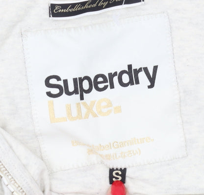 Womens UK Size S Superdry Beige Basic Tank