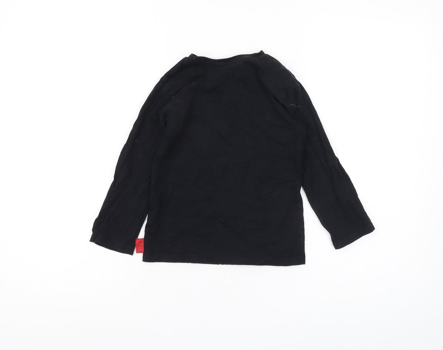 George Boys Black Justice League Long Sleeve T-Shirt 5-6 Years