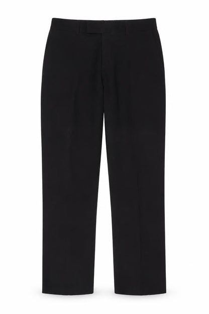Mens UK Size S Greenwoods Regular Fit  Black Trousers