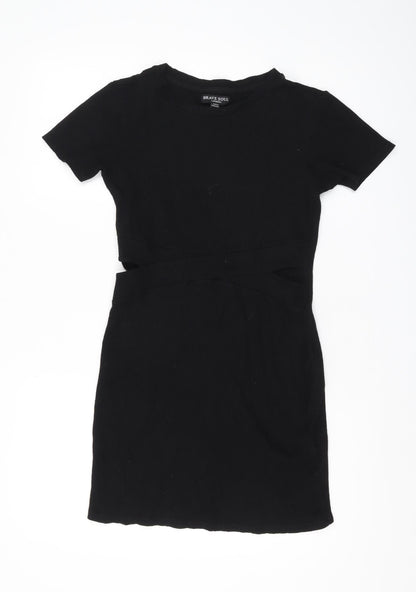 Brave Soul Women's Black Bodycon Dress - Size S