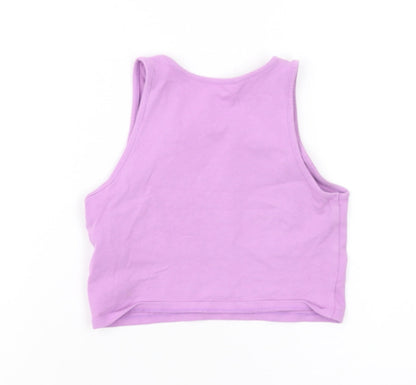 Jordan Girls Purple Cropped Tank - M
