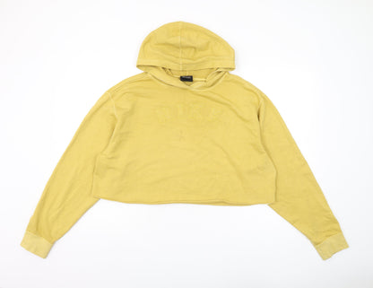 Nike Women's Yellow Long Sleeve Pullover Hoodie