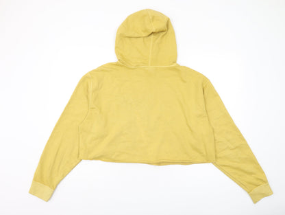 Nike Women's Yellow Long Sleeve Pullover Hoodie