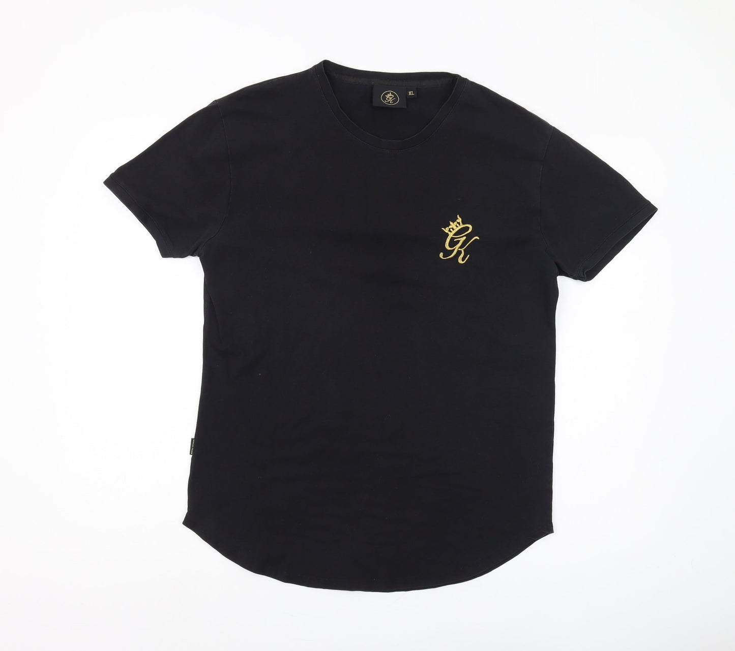 GK Men's Black XL Short Sleeve Crew Neck T-Shirt