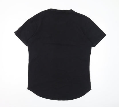 GK Men's Black XL Short Sleeve Crew Neck T-Shirt
