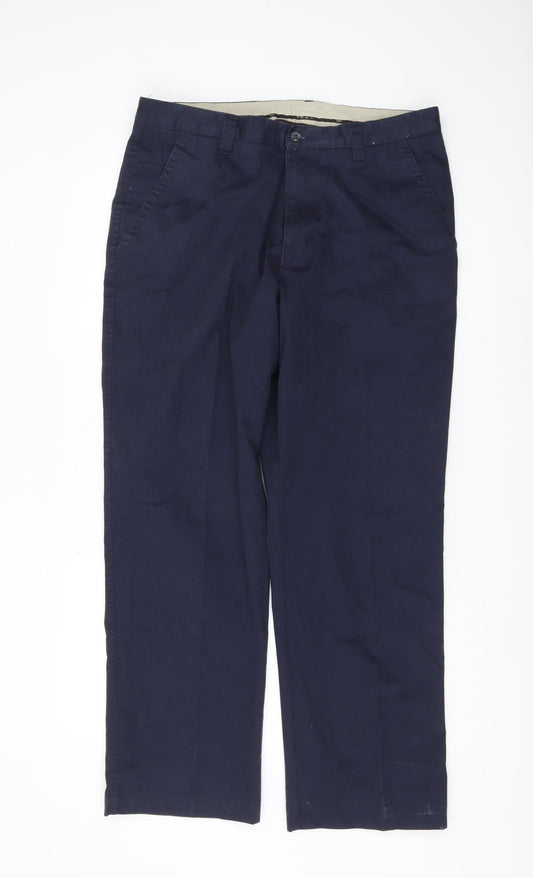 Savane Men's Blue Chino Trousers Size 36