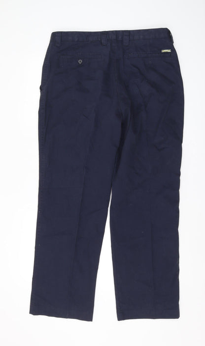 Savane Men's Blue Chino Trousers Size 36