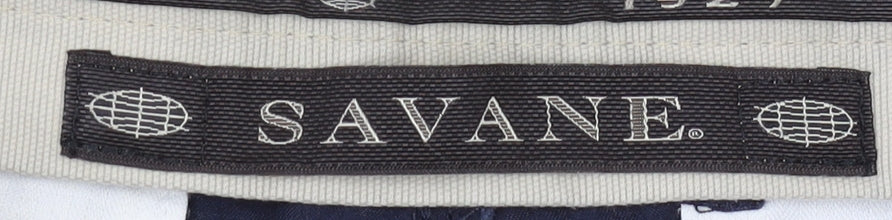 Savane Men's Blue Chino Trousers Size 36