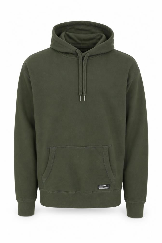 Mens UK Size M Hollister Green Pullover Hoodie