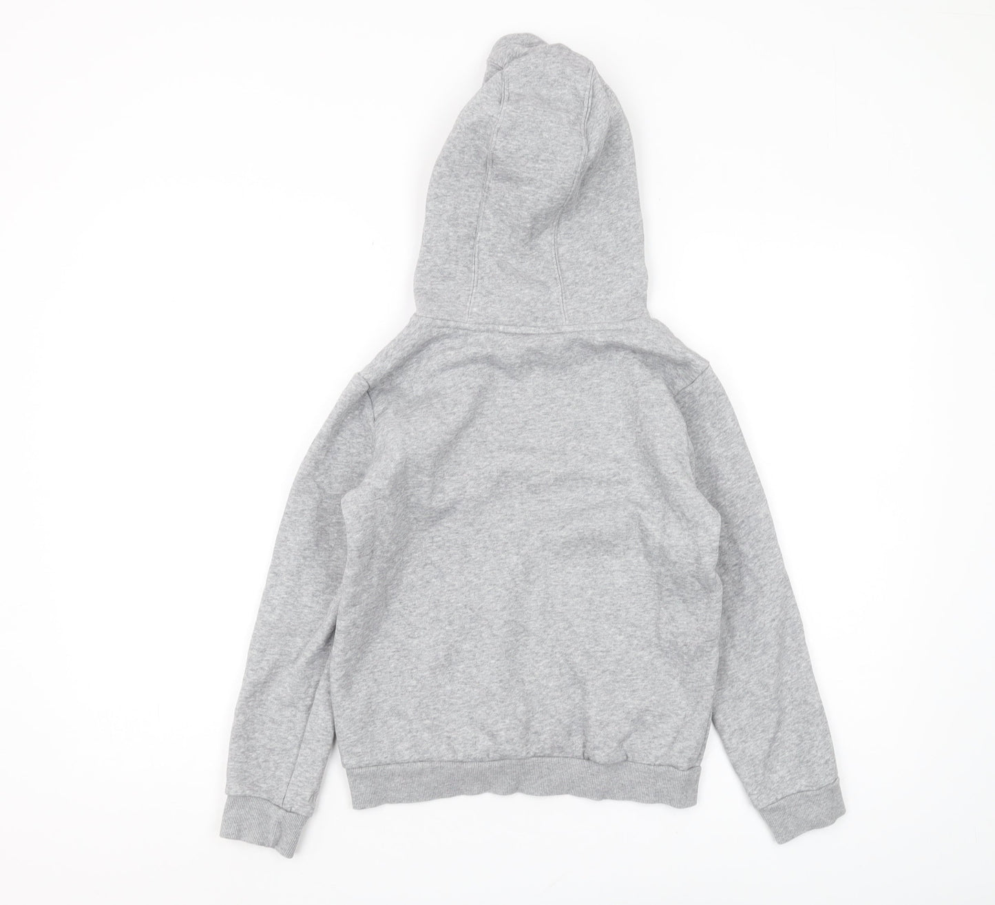 Adidas Boys Grey Pullover Hoodie 9-10 Years - Lightweight & Hooded