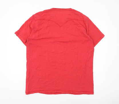 Levi Strauss & Co Men's Red 2XL Regular T-Shirt