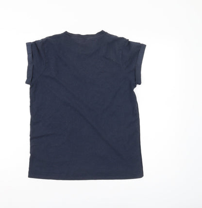 Womens UK Size 6 Jack Wills Blue Basic T-Shirt