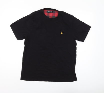 Mens UK Size M Brave Soul Black  T-Shirt