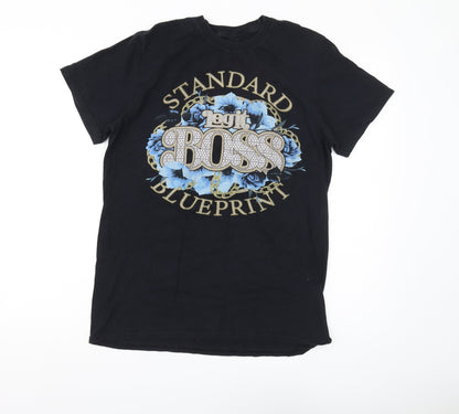 WWE Sasha Banks Men's Black Graphic T-Shirt Medium