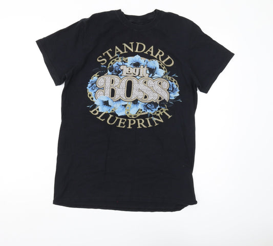 WWE Sasha Banks Men's Black Graphic T-Shirt Medium