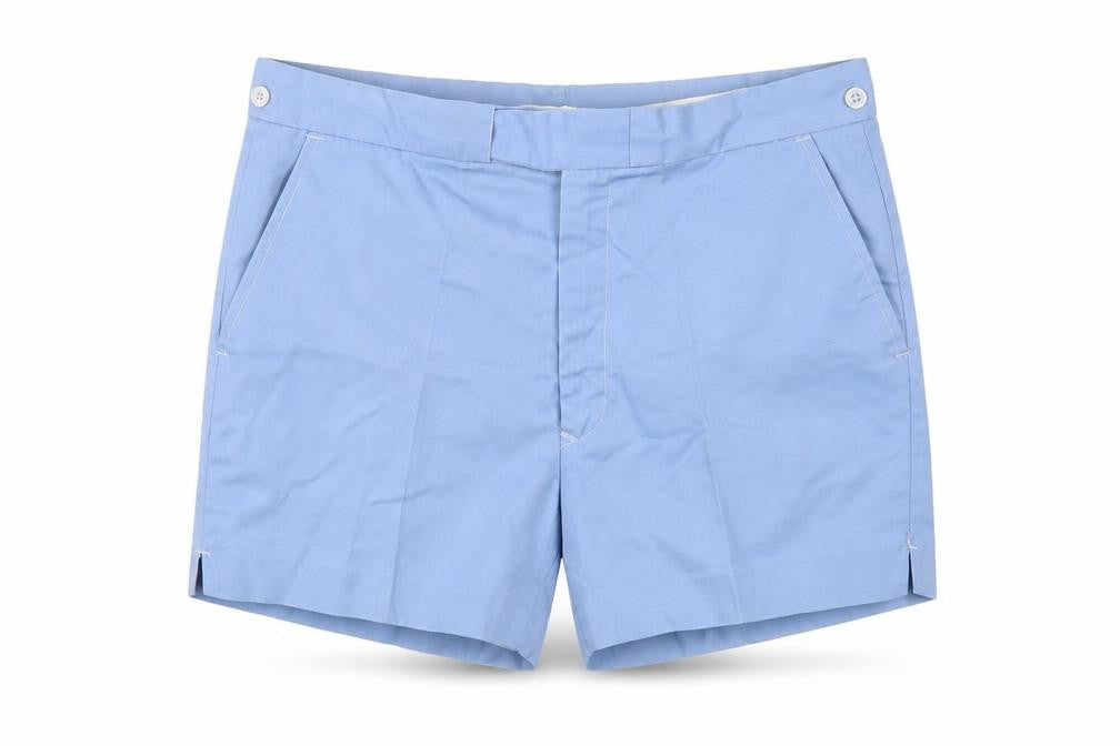 Fred Perry Women's Blue Chino Shorts, Size 6, Medium Wash