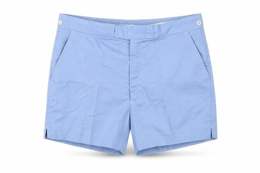 Fred Perry Women's Blue Chino Shorts, Size 6, Medium Wash