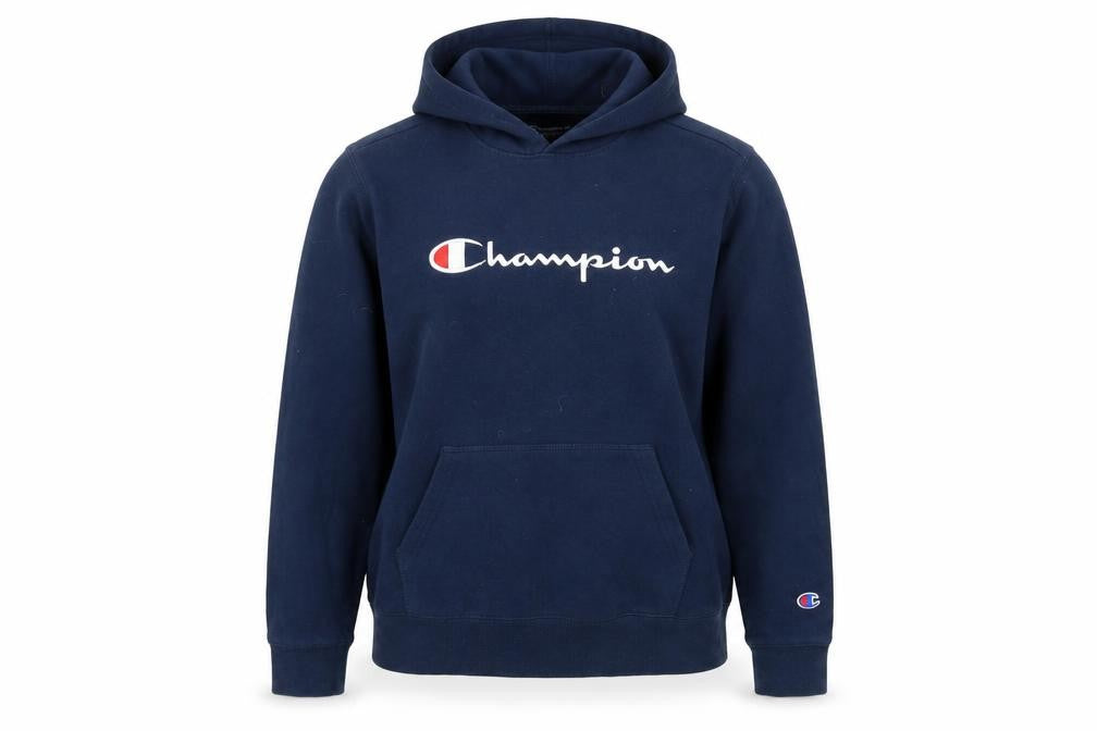 Womens UK Size XL Champion Blue Pullover Hoodie