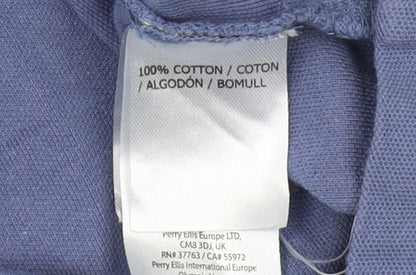 Farah Men's Blue XL Polo Shirt - Modern Fit