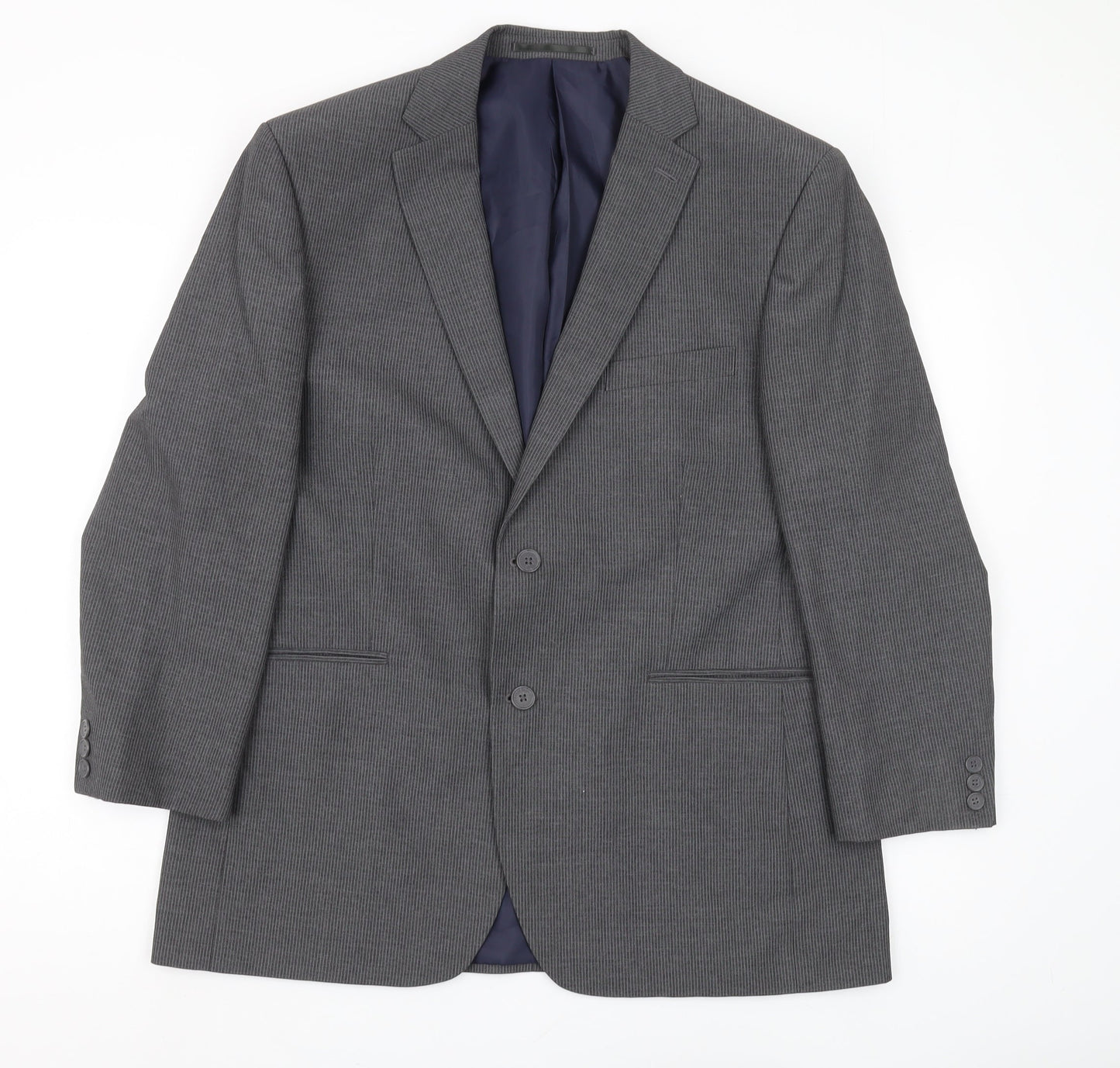 Mens UK Size 42 Thomas Nash Regular Grey Suit Jacket