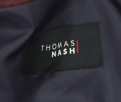 Mens UK Size 42 Thomas Nash Regular Grey Suit Jacket