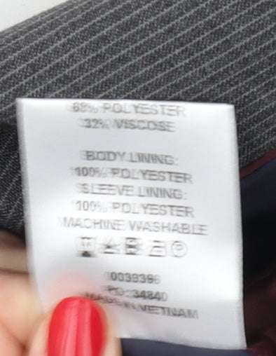 Mens UK Size 42 Thomas Nash Regular Grey Suit Jacket