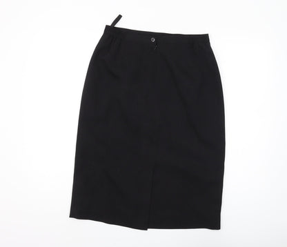 Style by EWM Women Black Pencil Skirt Size 12