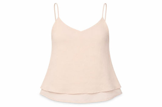 Womens UK Size M Pimkie Beige Basic Camisole