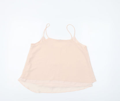Womens UK Size M Pimkie Beige Basic Camisole