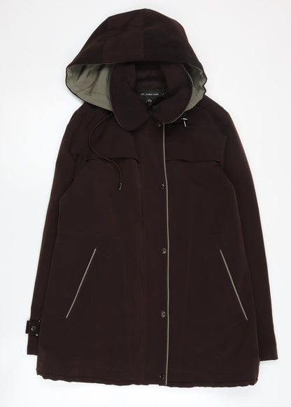 Womens UK Size M Jones New York Brown Parka Coat