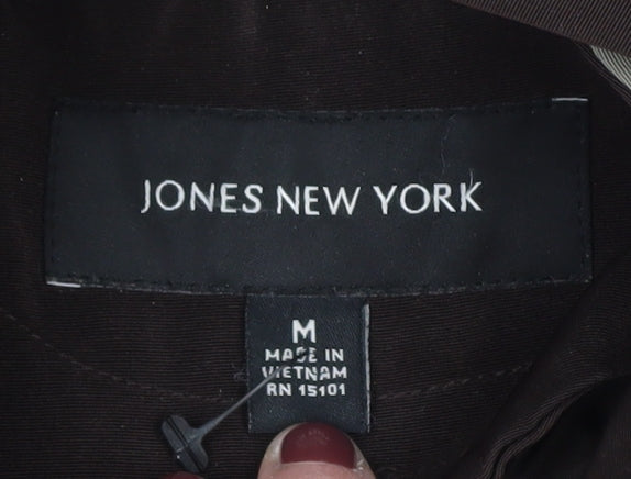 Womens UK Size M Jones New York Brown Parka Coat