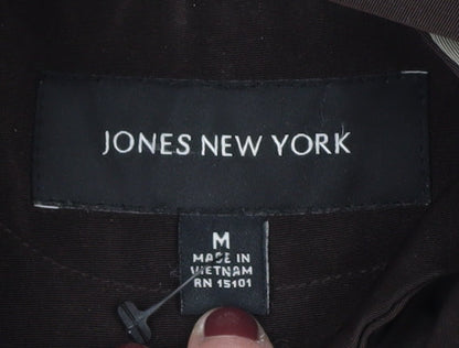 Womens UK Size M Jones New York Brown Parka Coat