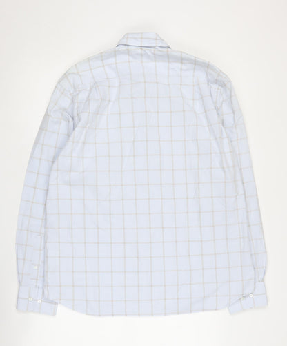 Jaeger Classic Fit Men's White Check Shirt L
