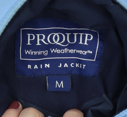 Mens UK Size M ProQuip Blue Rain Coat