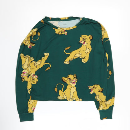 Disney Women's Green Lion King Pyjama Top, Size S
