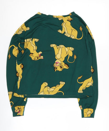 Disney Women's Green Lion King Pyjama Top, Size S