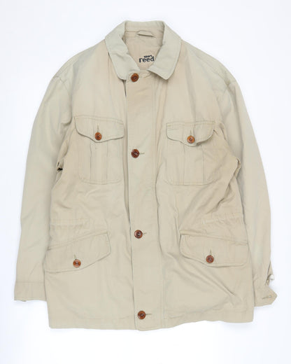 Mens UK Size 40 Reed Beige Military Jacket