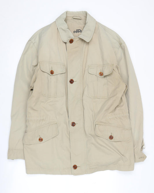 Mens UK Size 40 Reed Beige Military Jacket