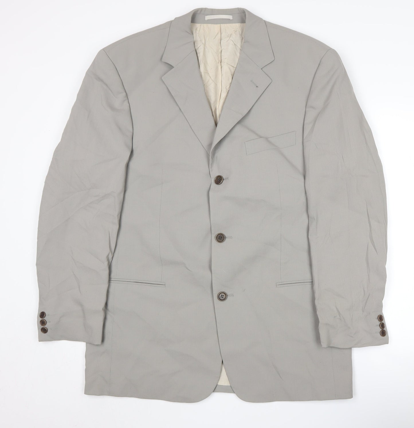 Mens UK Size 42 HUGO BOSS Regular Grey Suit Jacket