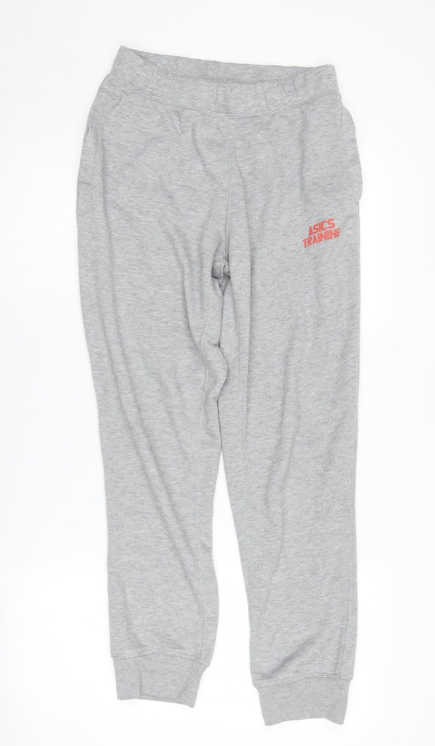 ASICS Men's Grey Joggers Size S Regular Fit Active