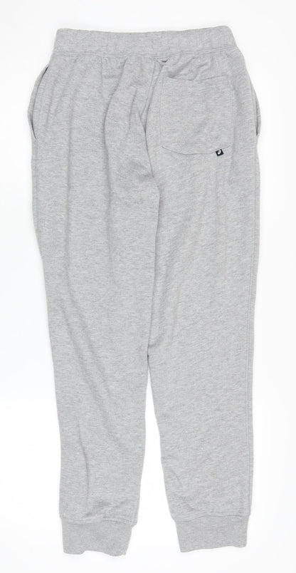 ASICS Men's Grey Joggers Size S Regular Fit Active