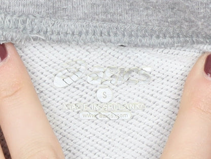 ASICS Men's Grey Joggers Size S Regular Fit Active