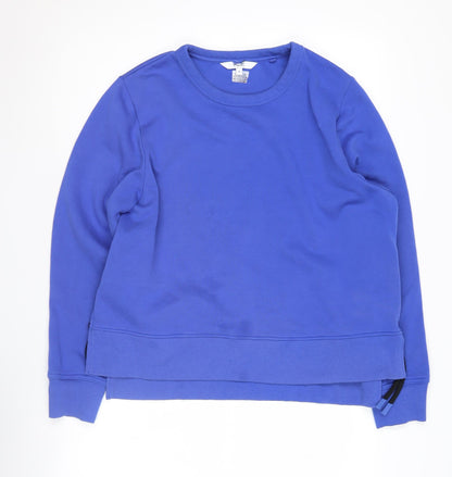 Fiorl Women's Blue Pullover Sweatshirt Medium - Casual Knitwear