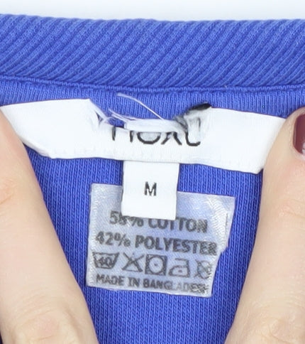 Fiorl Women's Blue Pullover Sweatshirt Medium - Casual Knitwear