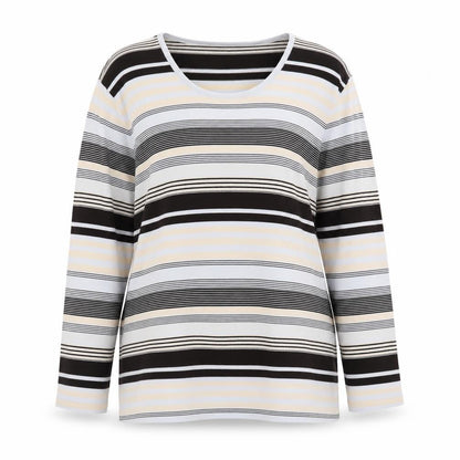 Viyella Women's Multicolour XL Stripe Knit Pullover
