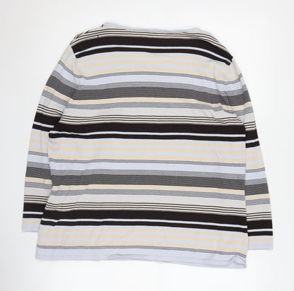 Viyella Women's Multicolour XL Stripe Knit Pullover
